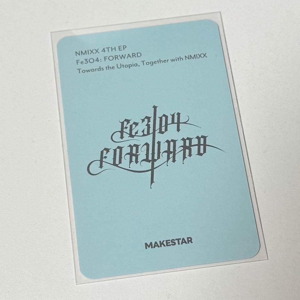 [USED] NMIXX Hyewon FORWARD Makestar Autograph Session Trading Card