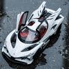 1:24 Apollo Project EVO Hypercar Alloy Sports Car Model Diecast Metal Toy Racing Vehicle Car Model Simulation Sound Light Gifts