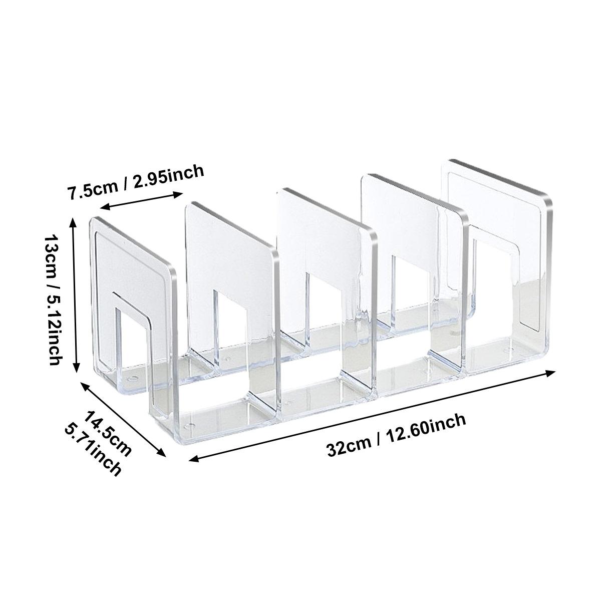 

Handbag storage rack Organizer 4 Slots Transparent Closet Purse Storage rack Acrylic wardrobe Bag storage holder Purse Display