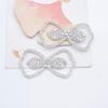 10Pcs 60*32mm Crystal Rhinestone Bowknot Appliques Scrapbooking DIY Stick On Patches Flatback Decor Embellishment Accessories