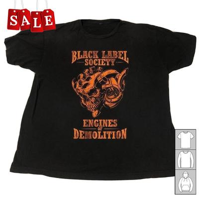 Nuova Maglietta Black Label Society 2026 Engines Of Demolition Skully S-5XL MD719