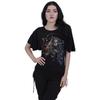 Spiral Direct Womens/Ladies Gothic Grace Boat Neck Batwing Sleeve Top