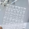 Versatile Ribbon Bow Nail Stickers - Thin, Tough, Flat Back Adhesive for DIY Nail Art Ornaments