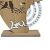 Wood Calendar Ornaments Handcrafted Desk Calendar with Adjustable Month Date Sliding Blocks No Paper Core Unique Office Decor Gift