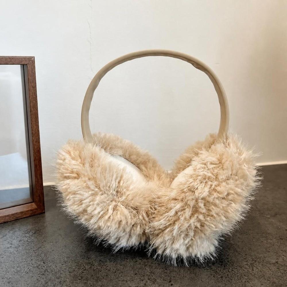 Fluffy Ear Warmer Thickened Winter Earmuffs Korean Style Cycling Earmuffs for Men and Women