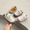 Zapatos para Caminar de Suela Blanda para Niños Pequeños Niños Niñas Parte Superior de PU Antideslizantes Deportivas Casuales Ligeros