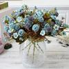 1/5/10PCS Clove Carnation Ornamental Flowerpot Decorative Flowers Scrapbooking Christmas Decor Home Wedding Artificial Plants