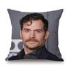 Sexy Handsome Super Star Henry Cavill Muscle Man Fans Gift Cotton Linen Sofa Throw Pillow Case Home Decoration Art Cushion Cover