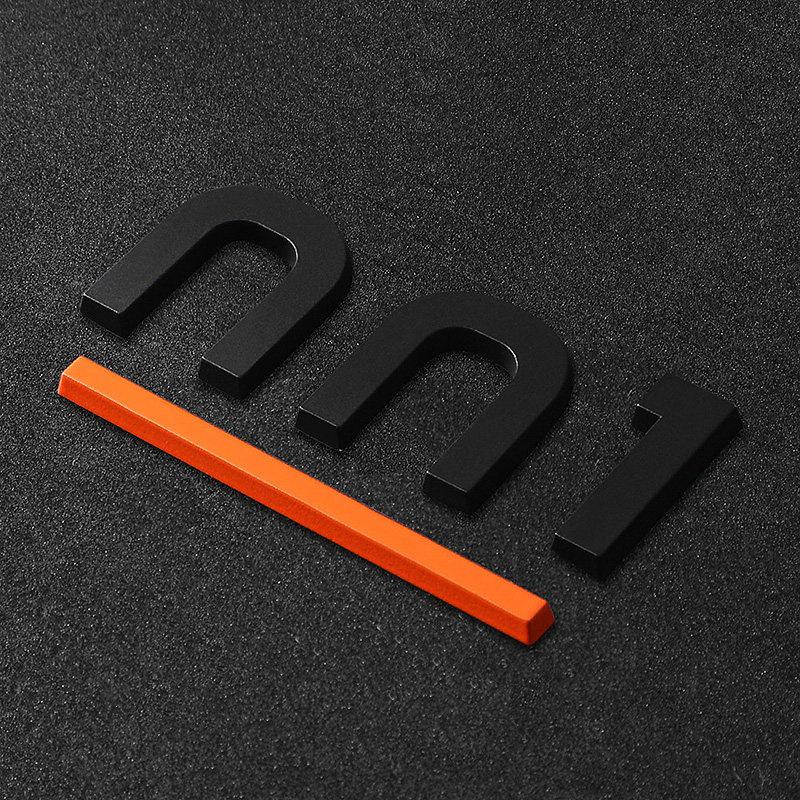 Zeekr Touareg Car Logo Matte Black Metal Exterior Badge