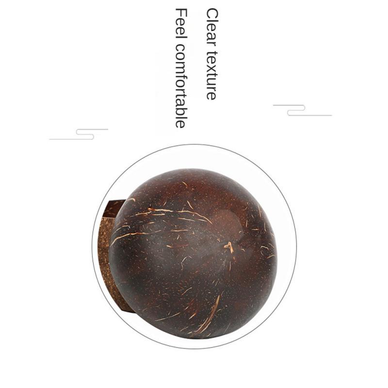 Coconut Shell Tableware Ingenuity Clear Texture Durable Strongly Recommended Organic Customer Favorite Wooden Tableware Smooth