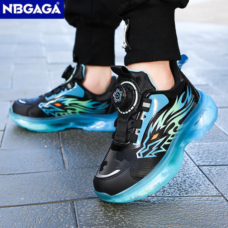 Ελαφριά Χειμερινά Παιδικά Αθλητικά Παπούτσια Περιστρεφόμενη Αγκράφα Παιδικά Αθλητικά Παπούτσια Casual Δερμάτινα Παπούτσια Τρεξίματος Εξωτερικού Χώρου Παιδικά Παπούτσια Τένις Αντιολισθητικά