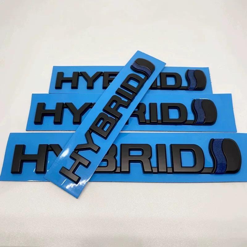 Toyota Hybrid ABS Emblem Sticker Rear Tail Badge Logo for Camry RAV4 Prius Corolla Highlander Avalon C-HR Yaris Car Accessories