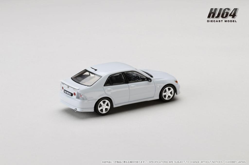 LEXUS IS 200 1999 Weiß 1/64 (E10)
