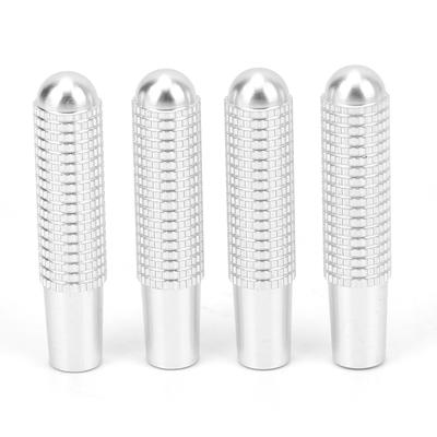 4PCS Car Door Lock Pin Aluminum Alloy Silver Replacement for MercedesBenz New C E Class