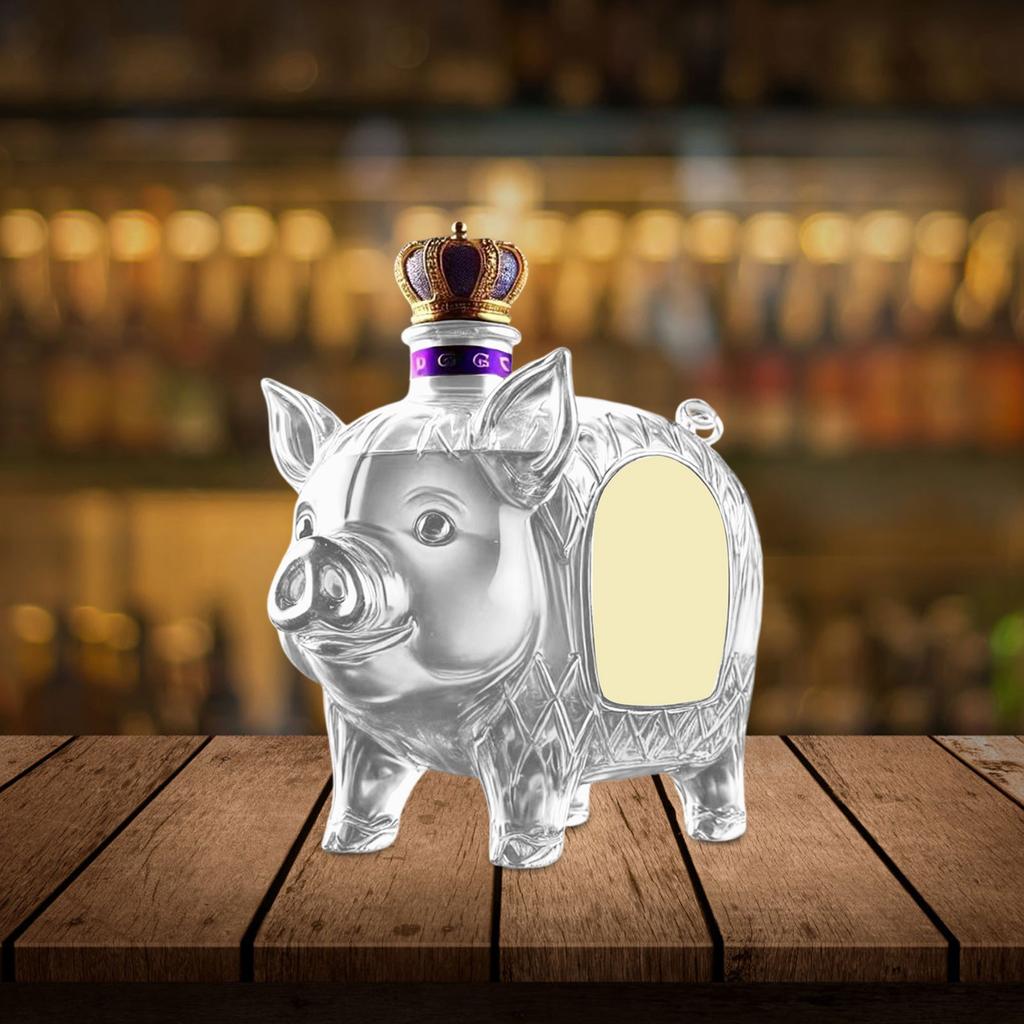 Funny French Whiskey Bottle,3D Engraved Shaped Whiskey Glasses,Dog Whiskey Wine Glass Bottle,Fanyil Eaglory,Unique Wine Decanter,for Men