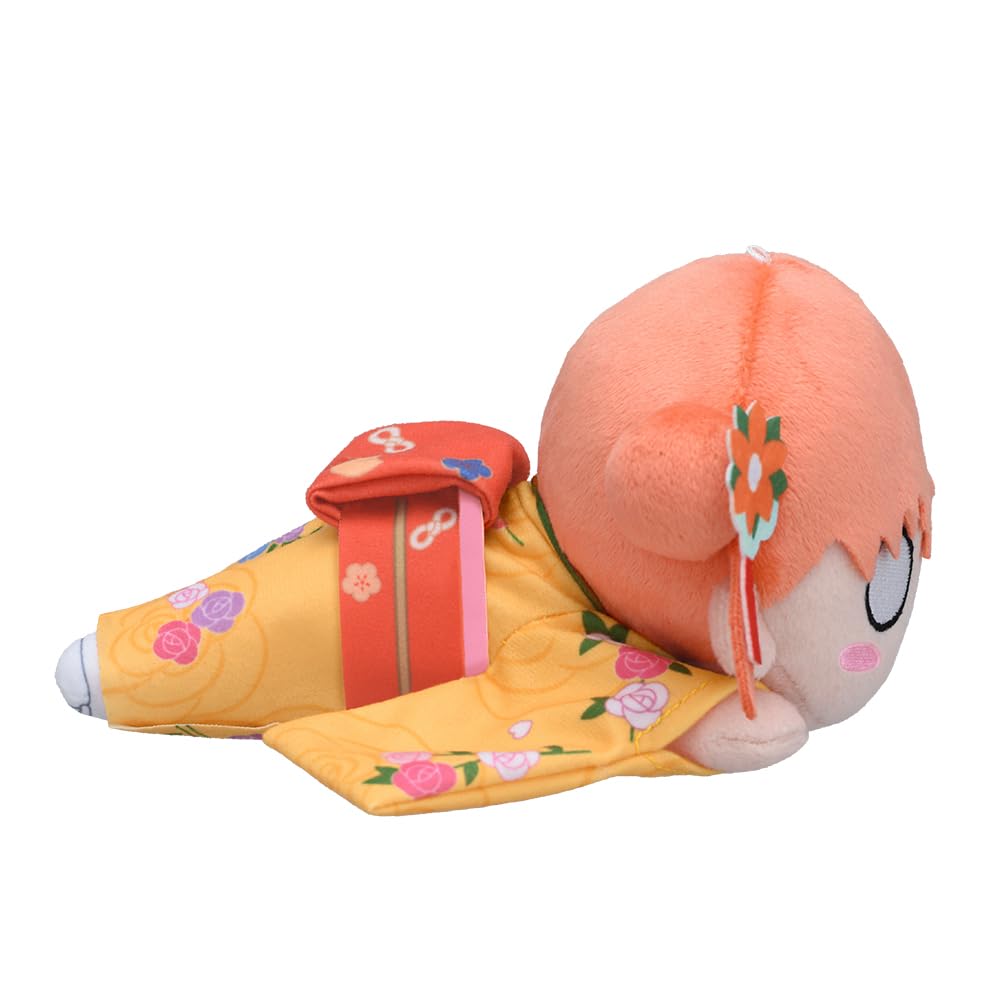 Love Live! Hasunozora Girls' Academy School Idol Club Lying Down Plush Toy "Hinoshita Kaho - Kaga Yuzen Collaboration Pattern Costume" (S)