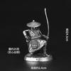 Metal Skeleton Archer Ghost Samurai Mini Tabletop Game Figurine Car Interior Decor Desktop Ornament Collectible Model Toy Gift
