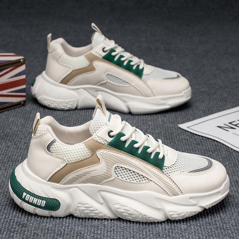 New Shoes for Men Casual Sport Platform Shoes Spring Summer Breathable Chunky Sneaker Street Cool Trainers