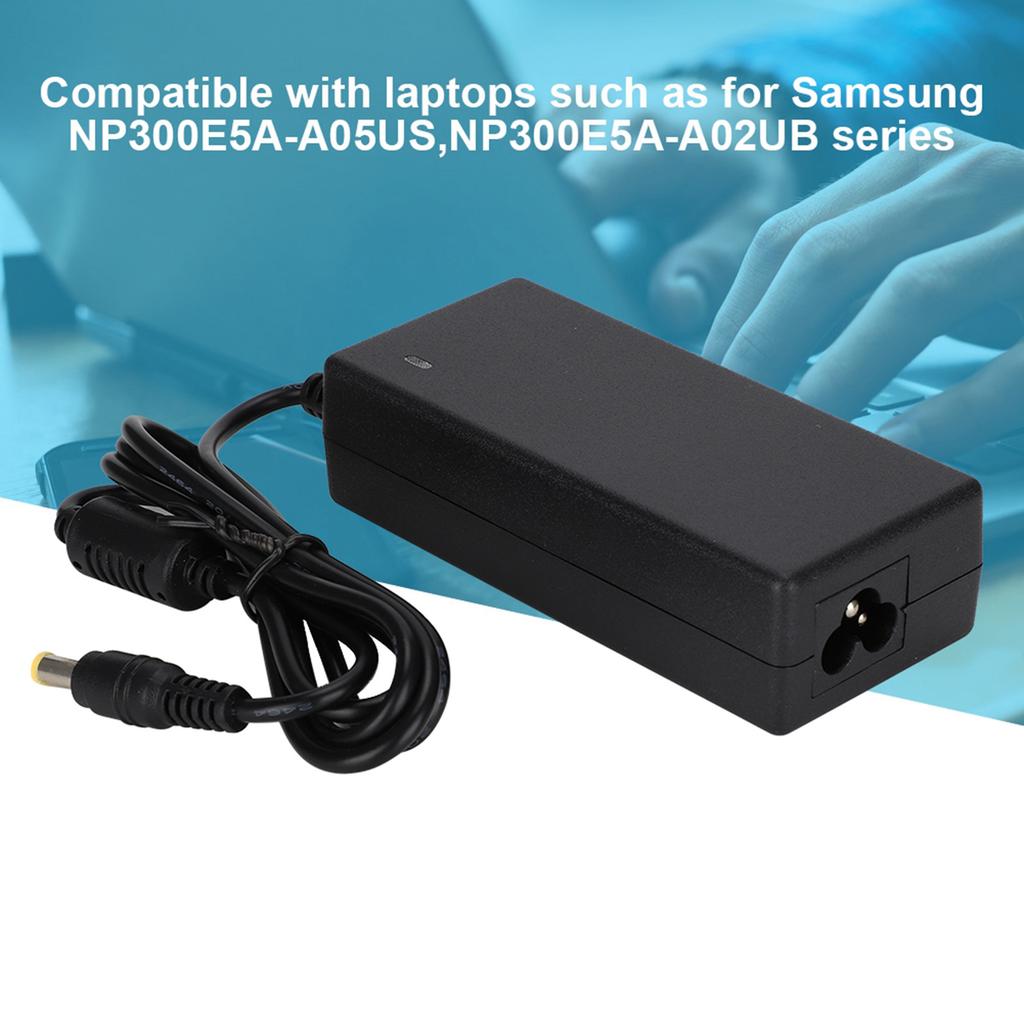 For Samsung NP300E5A A05us NP300E5A A02UB Series Laptop Charger 60W 19V 3.16A 100‑240V