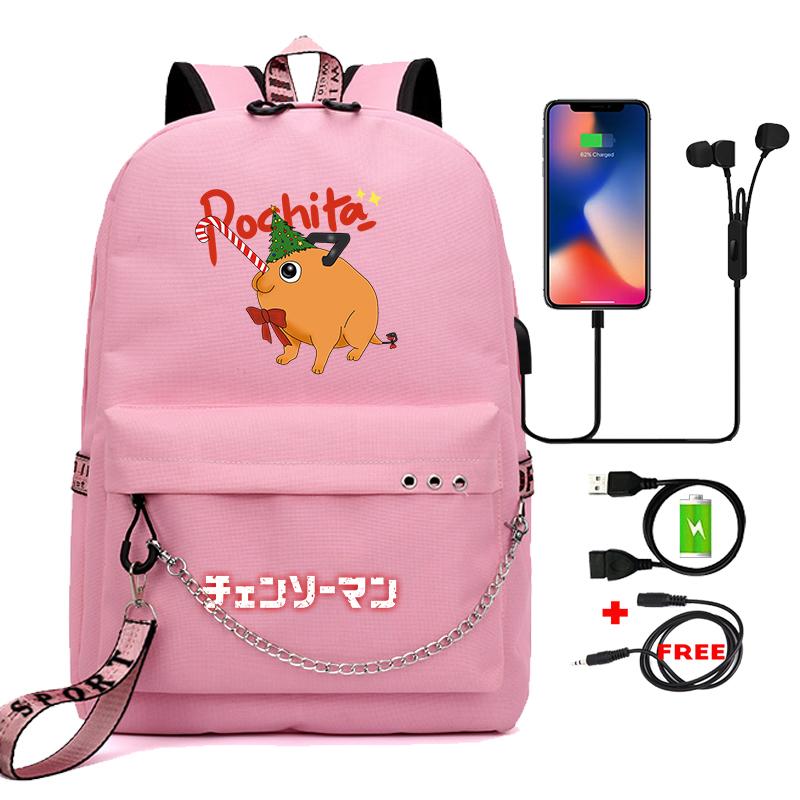 Batoh s anime potiskem Dětská taška na knihy Cosplay Boy Dívka Školní taška Velkokapacitní cestovní batoh pro děti Batoh Mochila