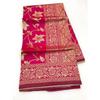 Silk Saree from the ALMAARI Store Is Adorned with Beautiful Zari Work In Form of Traditional Motifs.