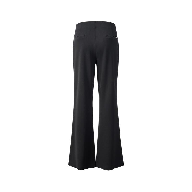 Giovanni Valentino Women's Brushed Slim Fit Flared Trousers