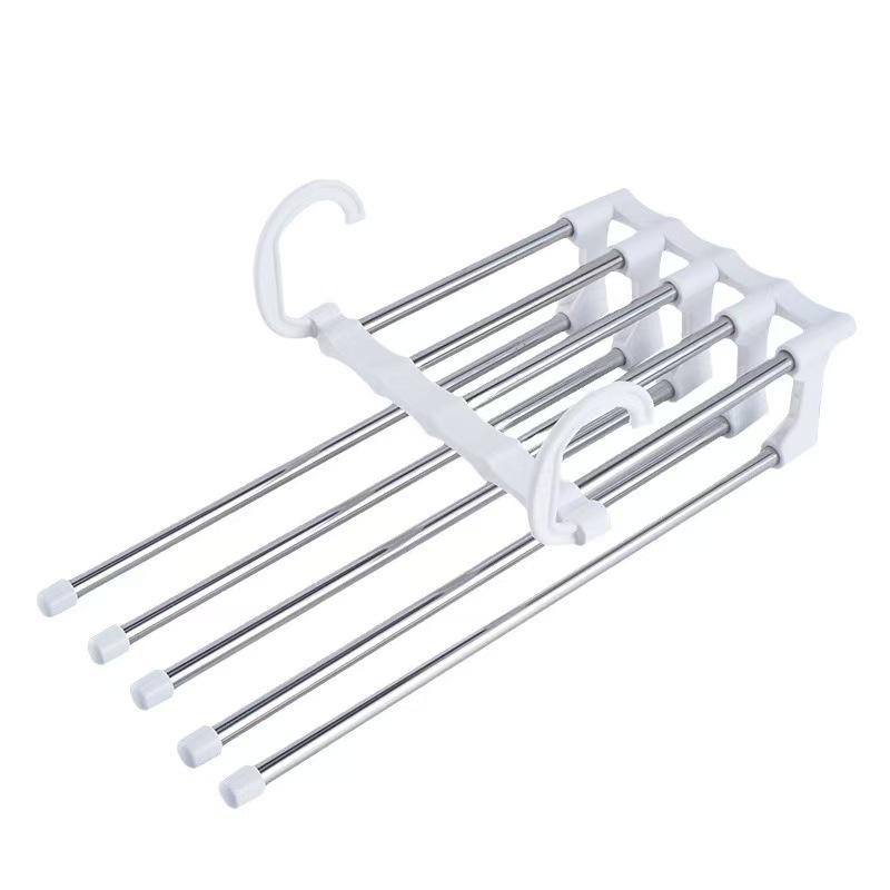 

Multifunctional Folding Non-Slip Pants Hanger Rack – Space-Saving Layered Wardrobe Organizer