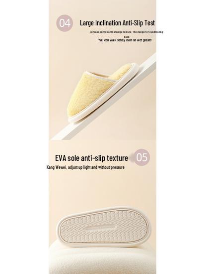 Clearance: Women's Thick Sole Furry Slippers, Warm Non-Slip for Outdoor and Home.