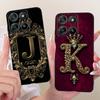 Schutzhülle XT2537-5 mit niedlichem Kronen- und Buchstabenmotiv für Motorola Moto G57 Power, weiche Silikonhülle für Motorola Moto G67 Power und G57 Power