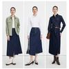 Navigare Gonna midi in denim da donna a trapezio