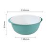 Kitchen Bowl And Strainer Set, Detachable Double-Layer Multi-Purpose Drain Basket for Mixing Noodles