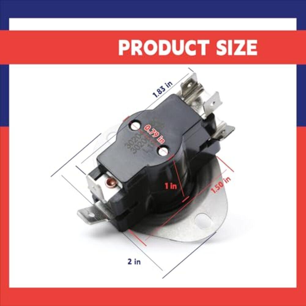 For Furnace Repair Limit Control Switch High Sensitivity Components Standard Mounting Holes For B6BV-000K-B-10
