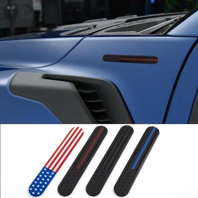 Aluminiowa naklejka z flagą USA na okno ciężarówki lub do dekoracji narodowej