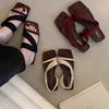 Fashion New Style Luxury Designer Summer Women Sandals Fashion Square Toe Women's High Heel Party Dress Shoes Zapatos De Mujer