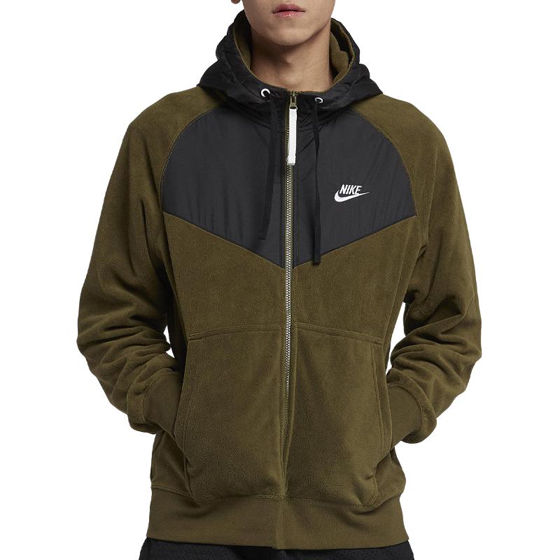 

Nike Sportswear Hooded Fleece Fashion Comfortable Versatile Jacket Men Jackets 929115-395 2XL