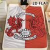1 Stück Wrexham AFC Druck Flanelldecke, Hohe Qualität, Bequem für alle Jahreszeiten, Heimdekoration, Wärme und Komfort, Perfekt für Weihnachtsgeschenke