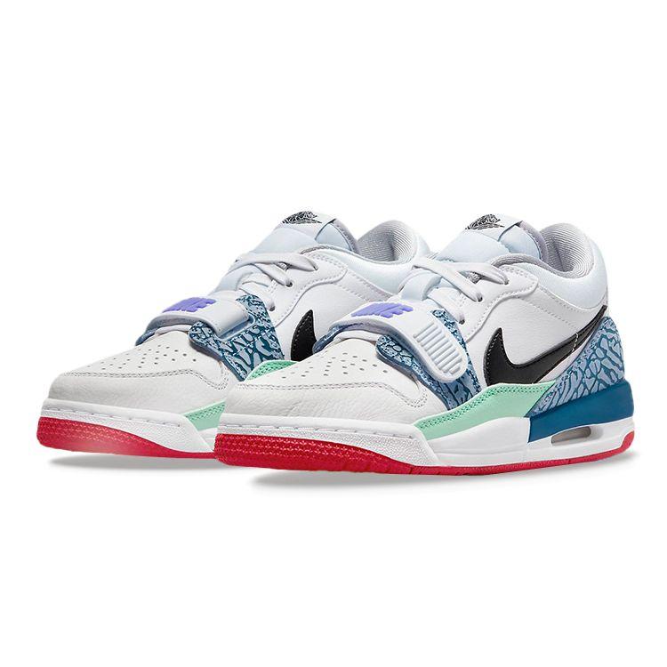 Air Jordan Legacy 312 Low GS Easter Kids Sneakers White Valerian-Blue DV9127-101