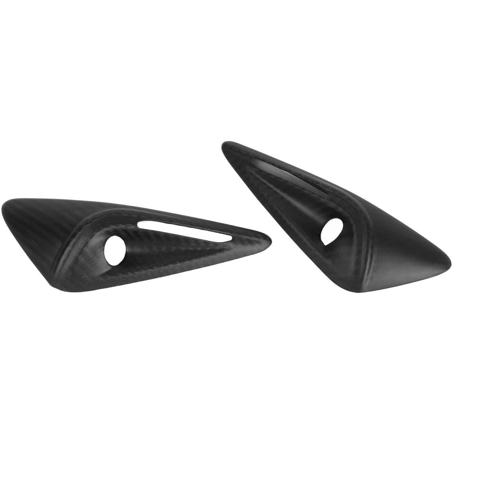 

1 пара накладок на указатели поворота и боковые камеры, матовое углеволокно, накладки для защиты наружных камер