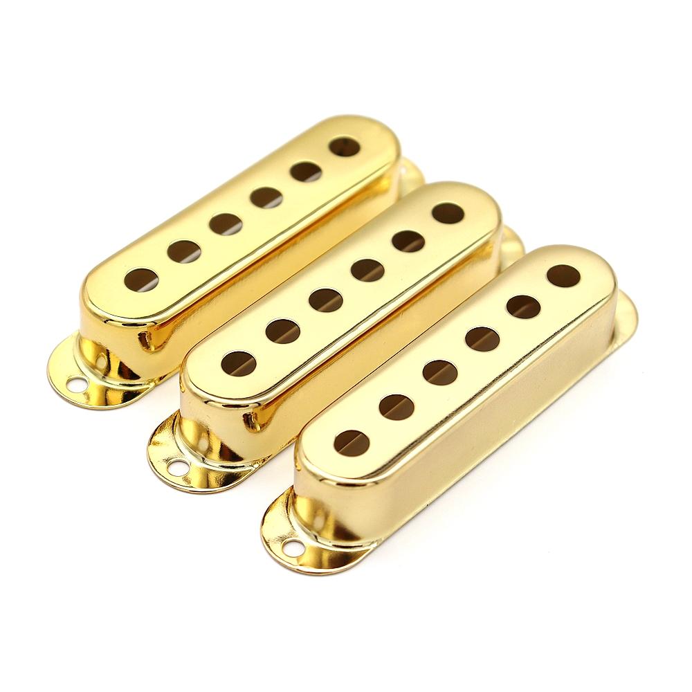 3 Pcs Brass Electric Guitar Single Pickup Covers 48Mm50Mm52Mm For St Sq Guitar Accessories Parts