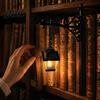 Portable Bookshelf Accent Light 3D Printed Ghost Light Warm LED Library Lamp with Vintage Street Decorative Bookcase Lighting Silhouette Book