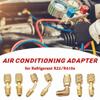 Flare Fitting Refrigerant Charging Adapter Service Port Adapter  for Refrigerant R22/R410A