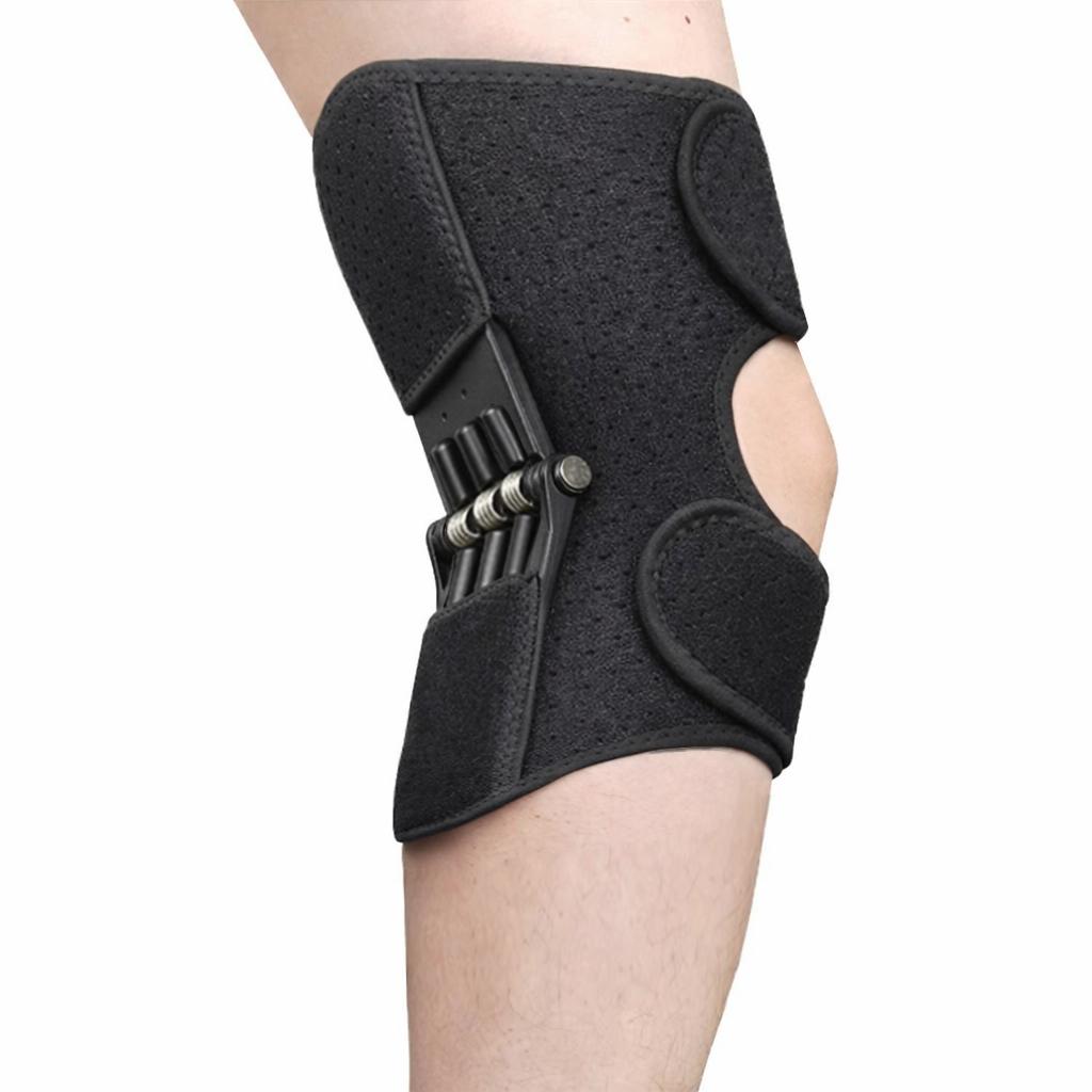 1PC Knee Brace Patella Knee Support Booster for Outdoor Walking Climbing Mountaineering Leg Knee Protector чёрный