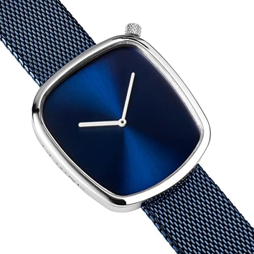 BERING Women's Analog Quartz Classic Collection Watch with Stainless Steel Strap and Sapphire Crystal (18034-307). Officially Imported. 3-Year Warrant