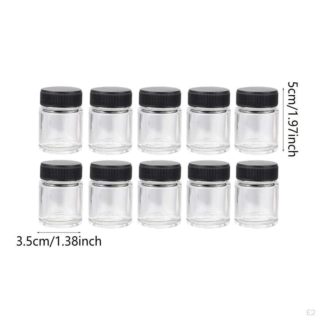 10 Bottles, Painting Tools, Easy to Clean, Use, Accessories, Sturdy, Empty Paint Containers