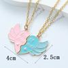 Cross-border New Letters Best Friends Love Stitching Girlfriends Necklace Wing Pendant