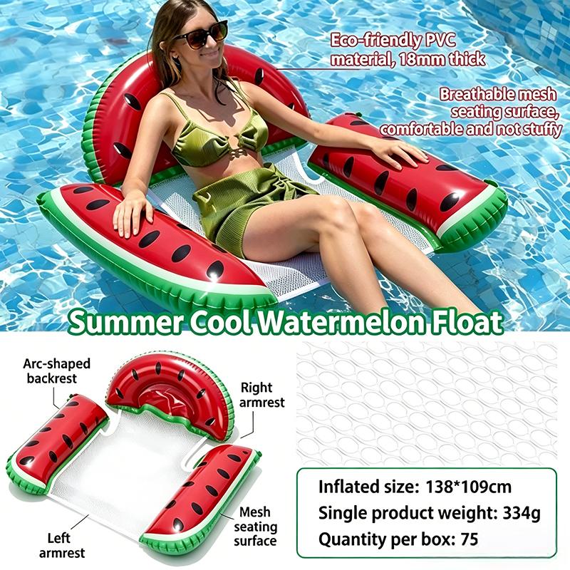 Fruit Floating Bed Floating Water Hammock Float Lounger Water Inflatable Floating Bed Chair