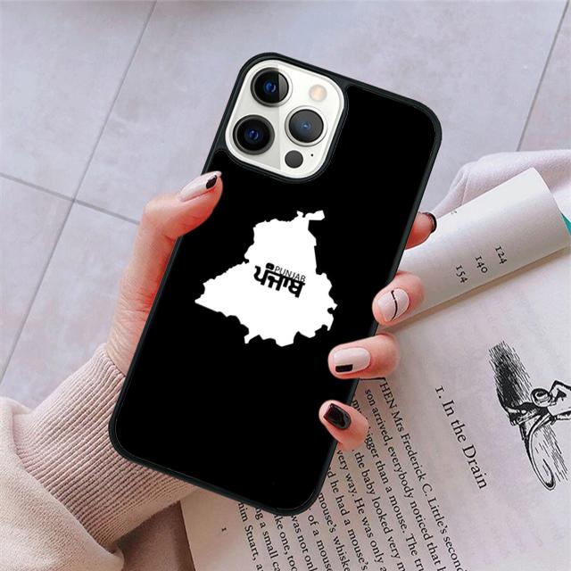 Punjab Map Phone Case For iPhone 17 Air 15 16 11 12 13 14 Pro Max Cover For iPhone 17 Air Max Plus Coque Fundas Shell