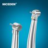 Niceden Kinder Mini Kopf 2 LED Dental High Speed Handstück Luftturbine 2/4 Loch