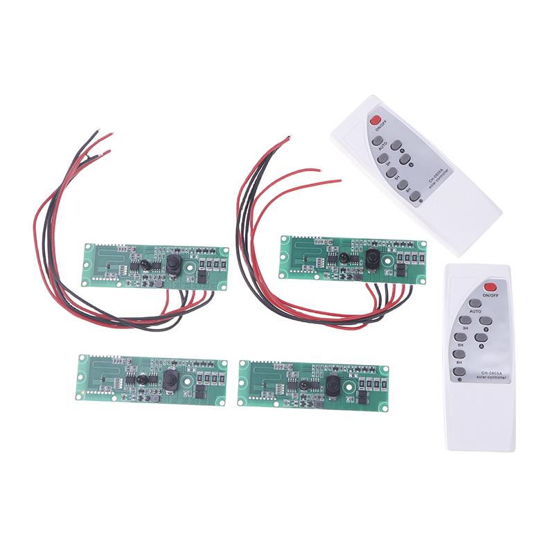 3,2V 3,7V Solar-Wandleuchten-Controller Platine mit Infrarot-Bewegungssensor, Zeitschaltung + Mikrowellen-Radar-Induktionsschalter
