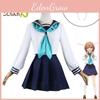 Elegant Polyester Cosplay Costume For Anime Fans Ideal For Summer Conventions